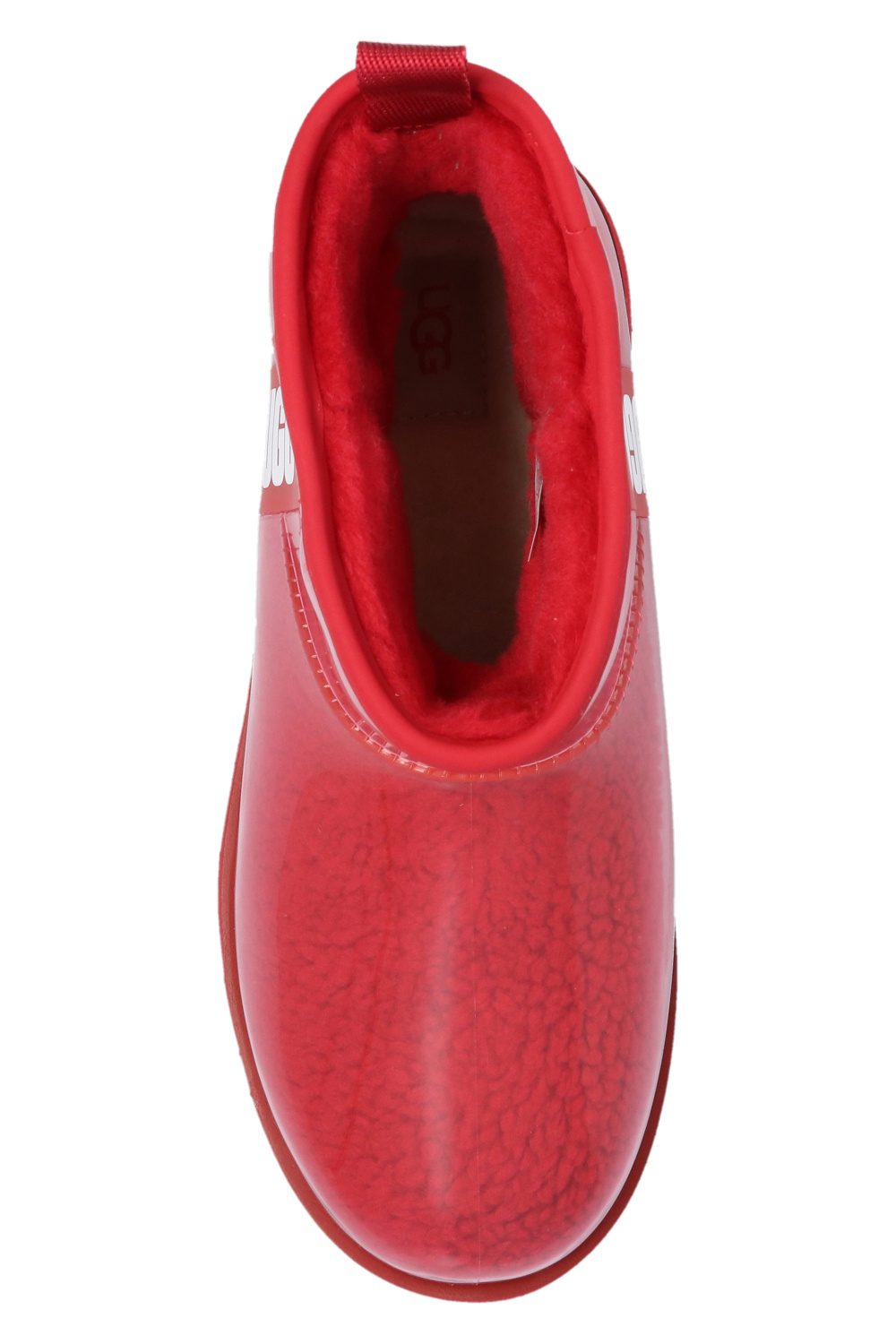 Ugg mini popular clear boots red